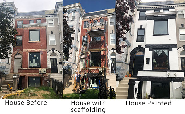 exterior paint project Washington, D.C.
